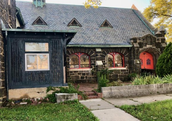 Sanctuary Owners Embroiled in Lawsuits After Coffeed Ouster...with a Roosevelt Island Twist The old Dayspring Church with extensive renovations underway in August.